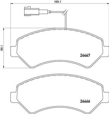 ÖN BALATA BOXER 06 JUMPER 06 DUCATO 06 169.1x69.1x19
