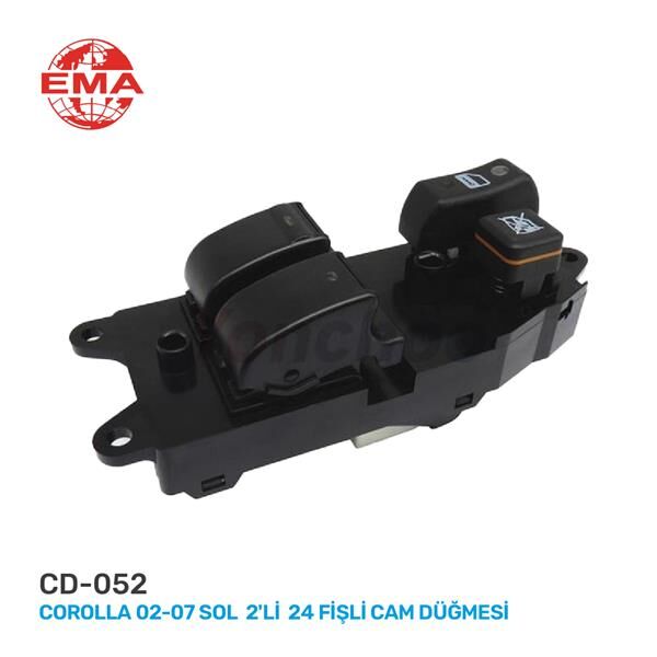 CAM AÇMA ANAHTARI SOL COROLLA 02-07 CAM KİLİT VE KAPI KİLİTLEME SİSTEMLİ