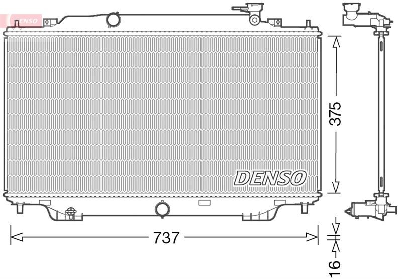 RADİATOR. ENGİNE COOLİNG MAZDA 3 13-