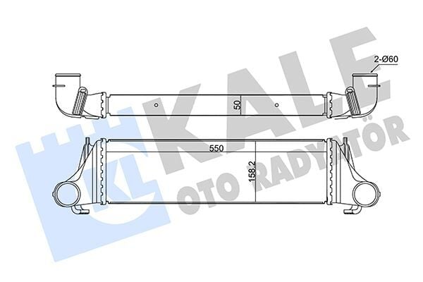 TURBO RADYATORU BMW M57 D30 X5 E53 00 06