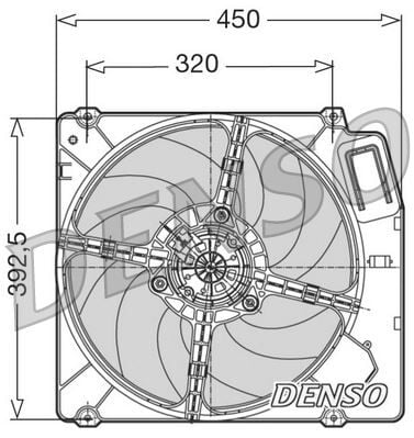 FAN. RADİATOR FIAT BARCHETTA 95-05