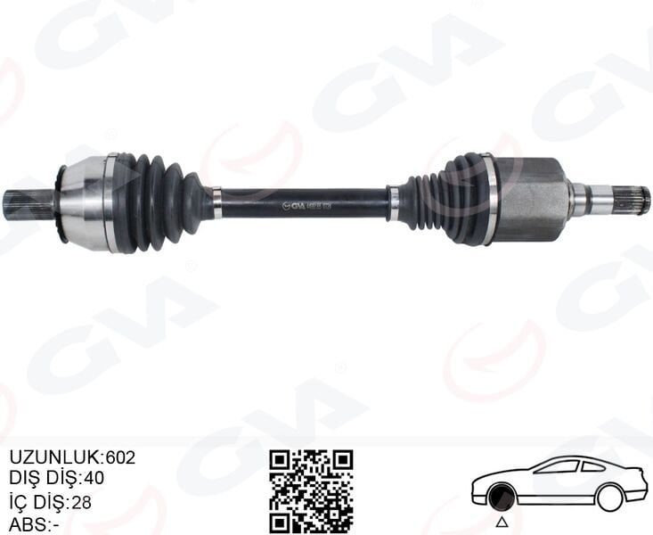 ÖN AKS KOMPLE SOL VOLVO S60 II 1.6 D2 10 15 S80 II 1.6D 10 V60 VOLVO 1.6 D 10 15 OTOMATİK ŞANZIMAN