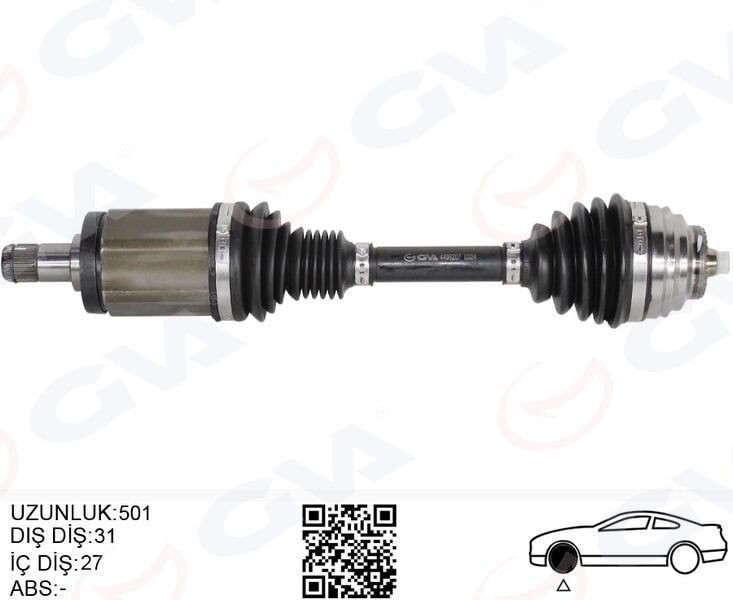 KOMPLE AKS ÖN SOL BMW X1 E84 09 15 501MM