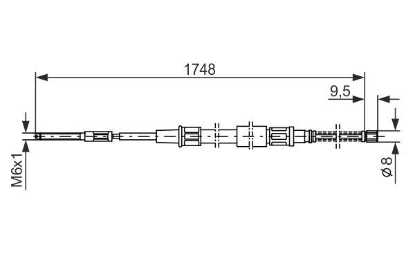 FREN TELİ. 1748 MM
