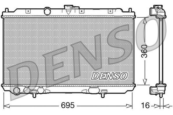 RADİATOR. ENGİNE COOLİNG NISSAN PRIMERA P12 02-08