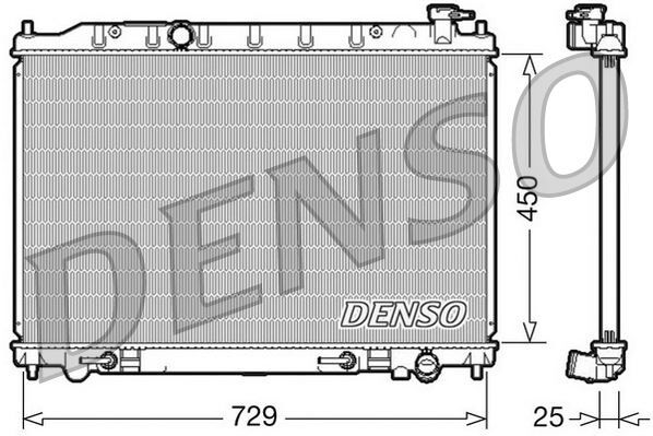 RADİATOR. ENGİNE COOLİNG NISSAN MURANO I 03-08