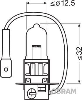 AMPUL 12V H3 55W NIGHT BREAKER LASER 150 GÜÇLÜ 20 BEYAZ IŞIK