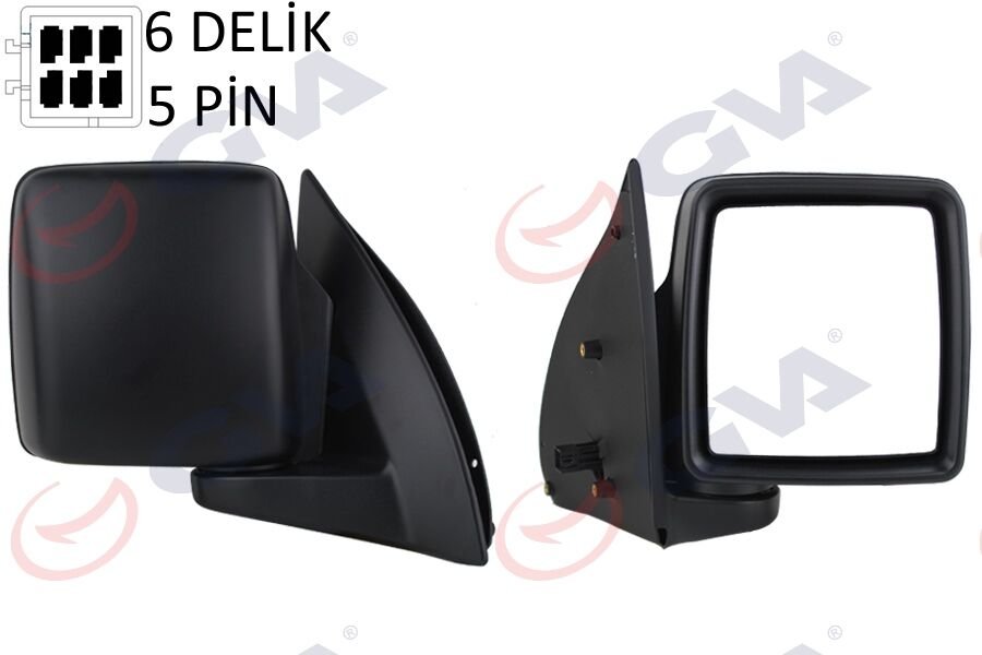 DIŞ DİKİZ AYNASI SAĞ COMBO C 01 ELEKTRİKLİ ISITMALI KONVEKS 5 FİŞ VM-965EHR