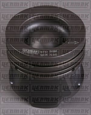 PISTON SEGMAN QASHQAI / NOTE / JUKE 1.5 DCI EURO5 K9K 110 HP 76.00 MM