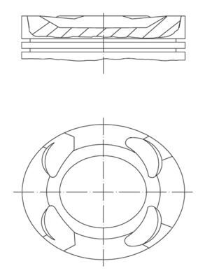 PISTON SEGMAN 82 mm STD BMW B38 B15 A B58 B30 A F20 F30 F40 F45 F46 F32 F36 F48 F39