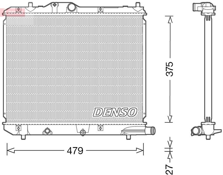 RADİATOR. ENGİNE COOLİNG OPEL AGILA B 08-14