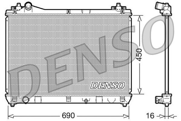 RADİATOR. ENGİNE COOLİNG SUZUKI GRAND VITARA II 05-