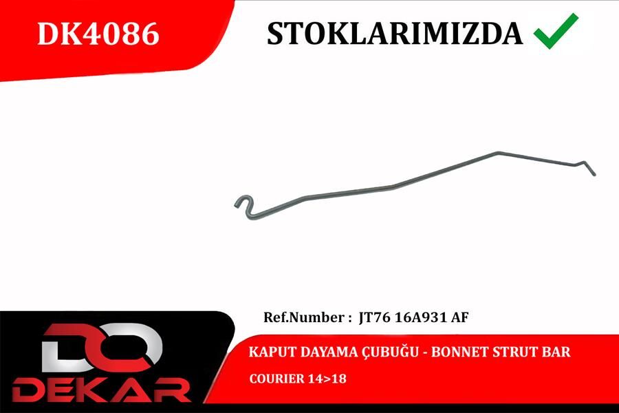 KAPUT DAYAMA ÇUBUĞU COURIER 14 18