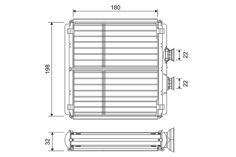 KALORIFER RADYATORU MERCEDES W204 W212 C218 R231 C190 R197