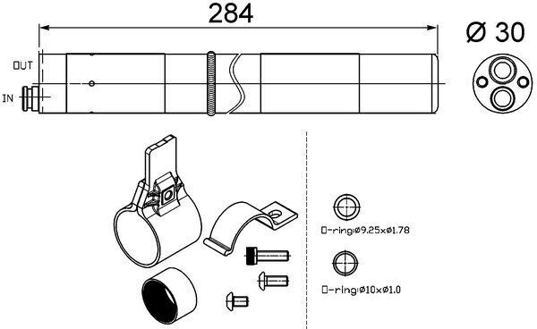 Filter-Trockner und Akkumulator AUDI A4 / A5 2008-
