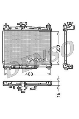 RADİATOR. ENGİNE COOLİNG TOYOTA YARIS 99-05