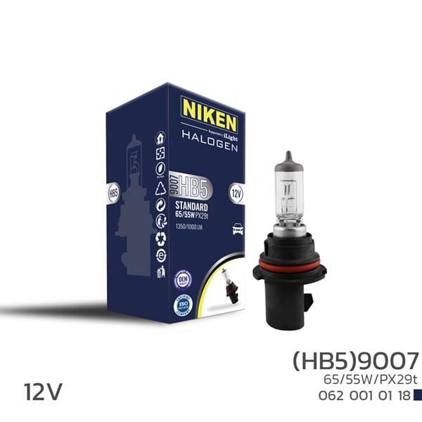 NIKEN 9007 HB5 65W/55W HALOJEN AMPUL PX29t 12V