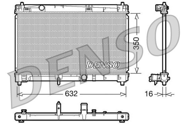 RADİATOR. ENGİNE COOLİNG TOYOTA YARIS 05-11