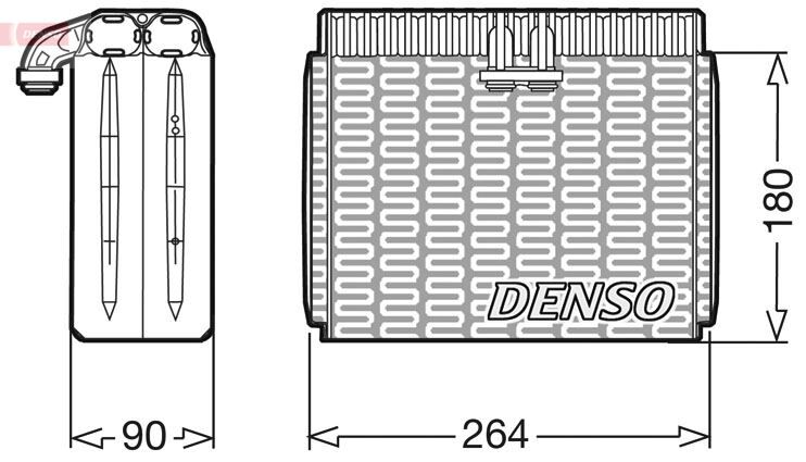 EVAPORATOR. AİR CONDİTİONİNG ALFA ROMEO 145 / 146 94-01