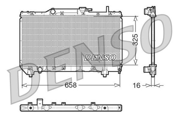 RADİATOR. ENGİNE COOLİNG TOYOTA CARINA E 92-97