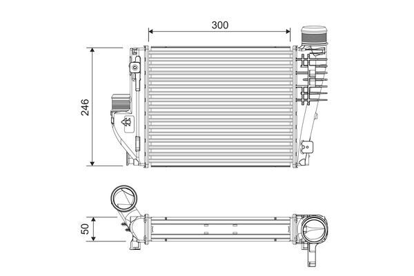INTERCOOLER TURBO RADYATÖRÜ CITROEN JUMPY-SPACETOURER-OPEL ZAFIRA-VIVARO C-TRAVELLER-EXPERT- TOYOTA PROACE AL/BRZ 1.5 DV5 1.6 DV6 2.0 DW10 BlueHDI