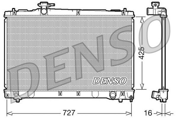 RADİATOR. ENGİNE COOLİNG TOYOTA AVENSIS VERSO 01-09