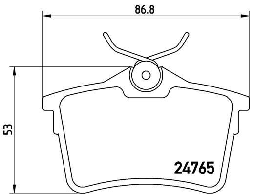 ARKA FREN BALATASI P307 00 09 P308 07 14 PARTNER 08 PARTNER TEPEE 08 BERLINGO 08 C4 04 16 XSARA PICASSO 99 11 DS4 15 18