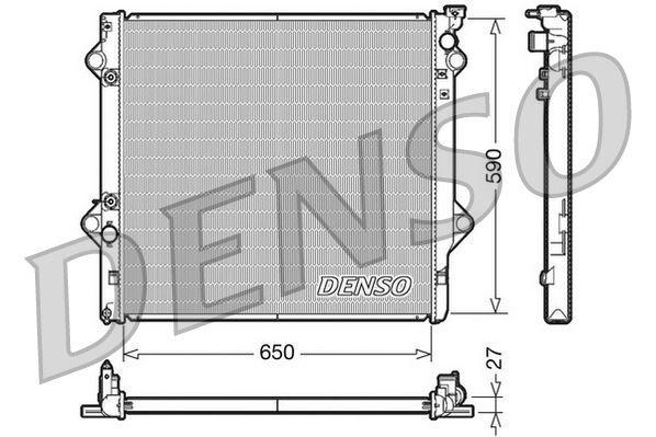 RADİATOR. ENGİNE COOLİNG TOYOTA LAND CRUISER / PRADO J120 02-10