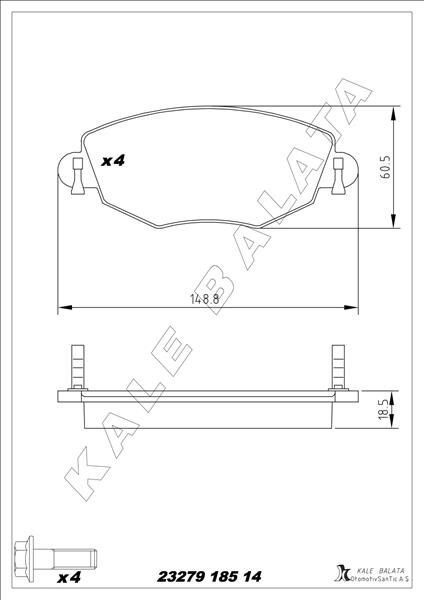ON FREN BALATASI MONDEO III 00 07 JAGUAR X TYPE 04 09
