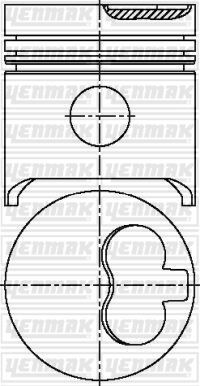 MOTOR PİSTON SEGMAN STD PARTNER-BERLINGO-P205-P306-P405-EXPERT-J5-XSARA 1.9 XUD9 83.00 ÇAP
