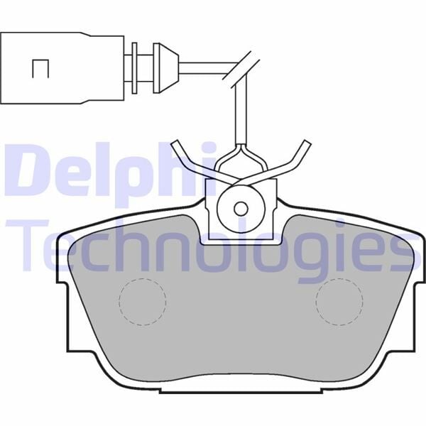 ARKA BALATA FİŞLİ TRANSPORTER T4-CARAVELLE 2.4 2.5 TDI 90-03 GDB1369