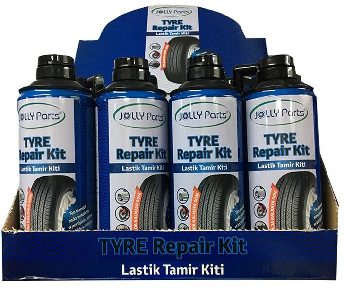 LASTİK TAMİR SPREYİ 400 ml. 20 PS YE KADAR ŞİŞİRİR KOLİSİ 12 ADET