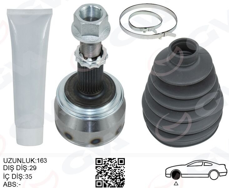 AKS KAFASI DIŞ NISSAN XTRAIL 1.3L HR13DDT T32 4x2 19- OTOMATİK VİTES