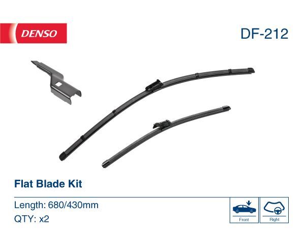 WİPER. FLAT FRONT BLADE