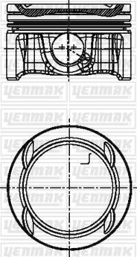 PİSTON SEGMAN STD ASTRA J-CORSA D-E-MOKKA-INSIGNIA A-MERIVA B-ADAM-ZAFIRA C-CRUZE-TRAX 1.4 16V 72.50mm A/B/D14NET-NEL-NEJ