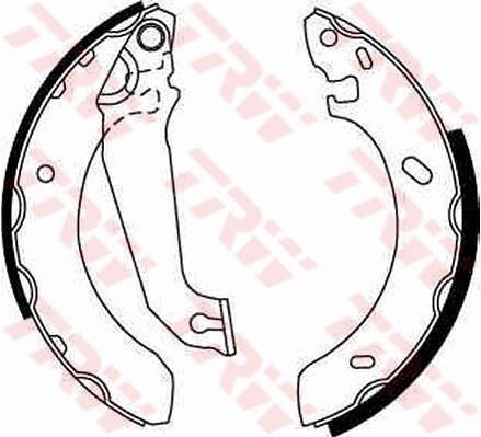 ARKA PABUÇ BALATA ESCORT 5-6 1.3-1.4-1.6 90-95 GS6254 7138050