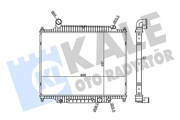 MOTOR SU RADYATORU 368DT RANGE ROVER SPORT I L320 RANGE ROVER 3 VOGUE L322 06 12