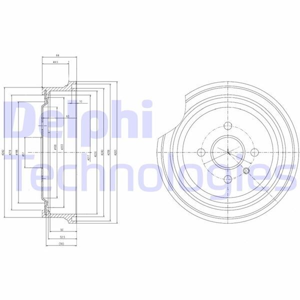 ARKA KAMPANA ASTRA G 98 09 COMBO C 01 11 ASTRA F SW 91 98 230x265x57x69x4DL 93189219