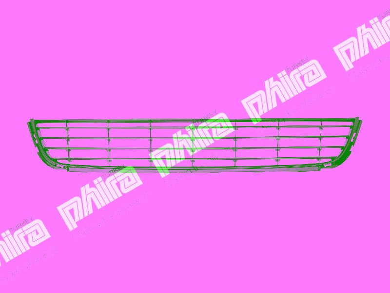 TAMPON IZGARASI ÖN ALT ORTA ÇERÇEVESİZ SİYAH VW GOLF V 2009-2013