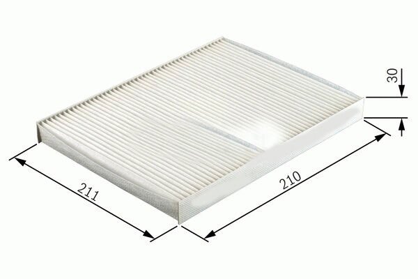 POLEN FİLTRESİ HONDA CIVIC 1.4L D14A4 D14Z2 3 kapı 96-01 / CR-V 2.0L B20B B20Z 96-01 / ROVER 216 416 95-00