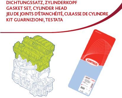 418590P ÜST TAKIM CONTA GOLF IV-BORA-POLO 1.6 AKL MOTOR