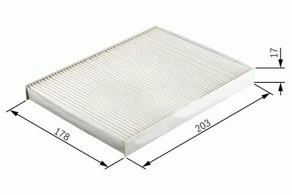 POLEN FİLTRESİ PANDA II 1.1-1.2-1.3 JTD 03 KA II 08 500C 1.3D 09 CU2026