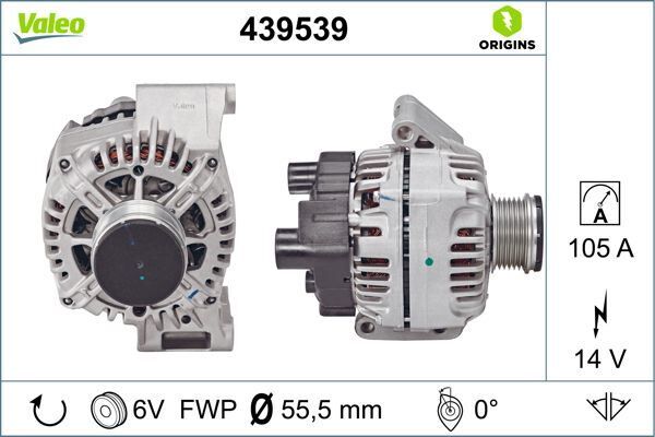 ALTERNATÖR FIAT LİNEA-DOBLO-FIORINO 1.3 MULTİJET-OPEL ASTRA H 1.3 105 AMPER