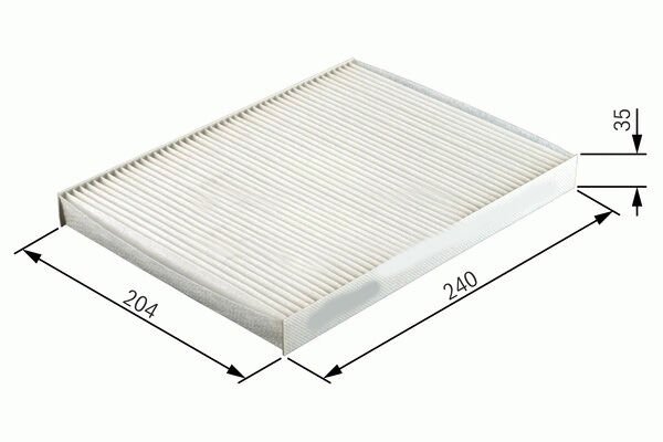 POLEN FİLTRESİ ASTRA J 1.4-1.6-1.6T-1.3-1.7-2.0CDTI-INSIGNIA 1.6-1.8-2.0CDTI-CRUSE-FOCUS II