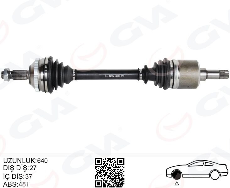 KOMPLE AKS SOL ON FIAT SCUDO 220P 1.9 TD 96-06 ABSLI