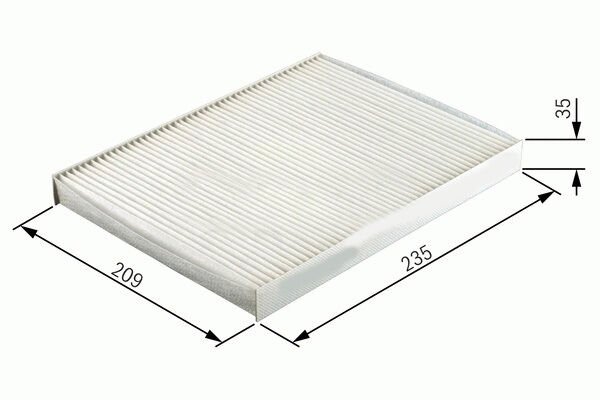 POLEN FİLTRESİ KARBONSUZ FOCUS II 1.6TDCİ 1.8 2.0 TDCİ 2004-201212 VOLVO S40 C70 V50 C30 04-12