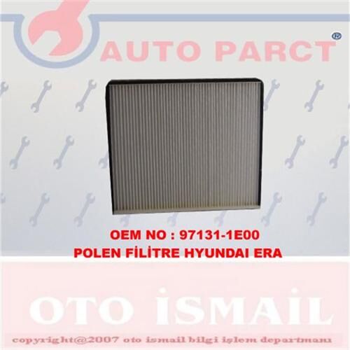POLEN FİLTRESİ HYUNDAI ACCENT ERA 06- / BAYON 21- / ELANTRA 11-15 / İ20 15- / İ30 11- / KIA CEED 12- / CERATO 14- / XCEED 20-