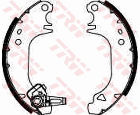 ARKA PABUÇ BALATA P106 I-II 1.0 1.1 1.3 1.4 1.5D 1.6 91-96 P205 P309 I-II-SAXO GS8146 180x30