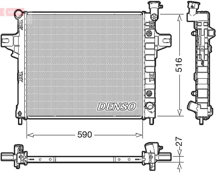 RADİATOR. ENGİNE COOLİNG JEEP GRAND CHEROKEE II 98-05
