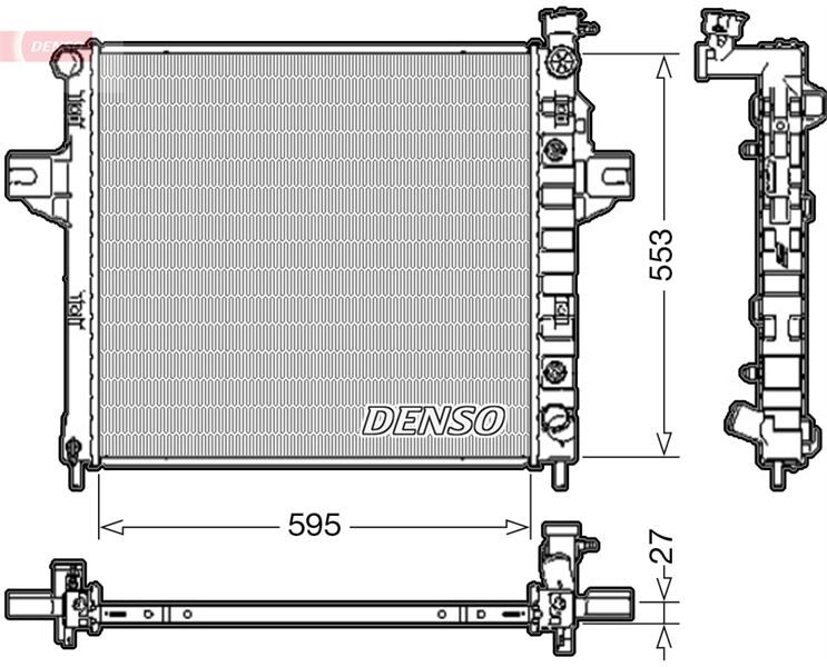 RADİATOR. ENGİNE COOLİNG JEEP GRAND CHEROKEE II 98-05